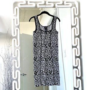 Bebe Bodycon Classic Black and White Dress